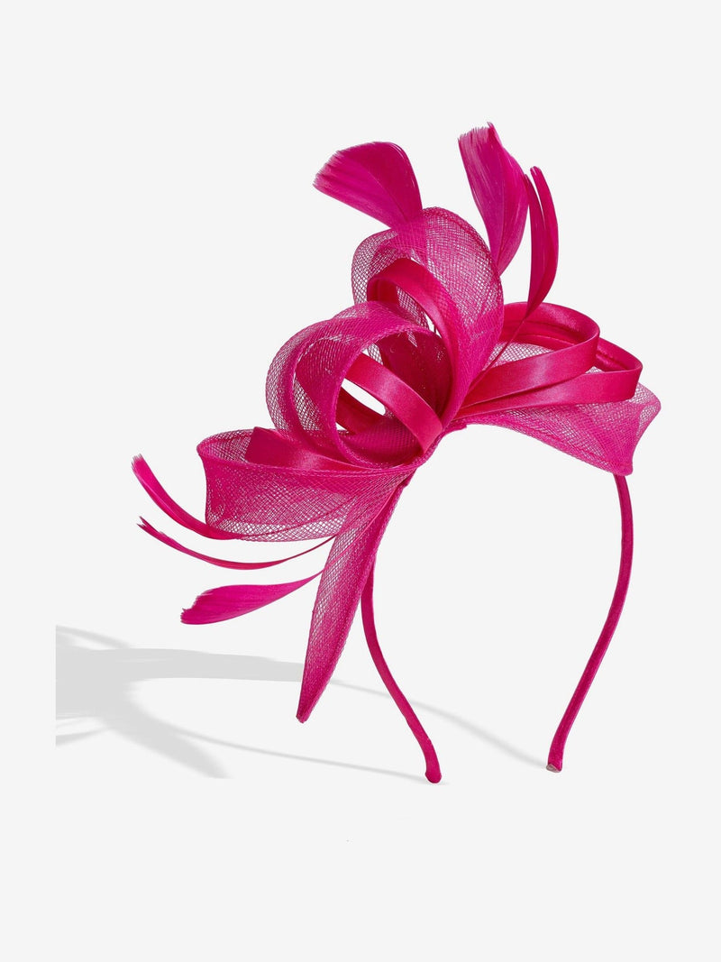 Jon Richard pink fushia medium fascinator, UK version