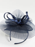 Jon Richard Blue Jon Richard Pleated Fascinator