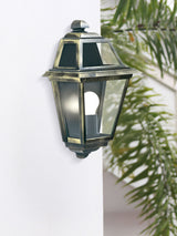 Next Searchlight Black and Gold Cannes Outdoor Wall Light- Buy online at McGrocer