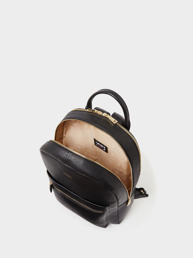 Osprey London black leather Adaline backpack (British brand)
