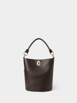 Next Osprey London Brown Ravello Leather Bucket Bag- Buy online at McGrocer