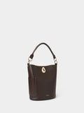 Osprey London brown Ravello leather bucket bag (British brand)