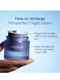 Caudalie dark spot correcting glycolic night cream refill 50ml - British product