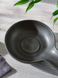 Black country badge ceramic spoon rest - British product