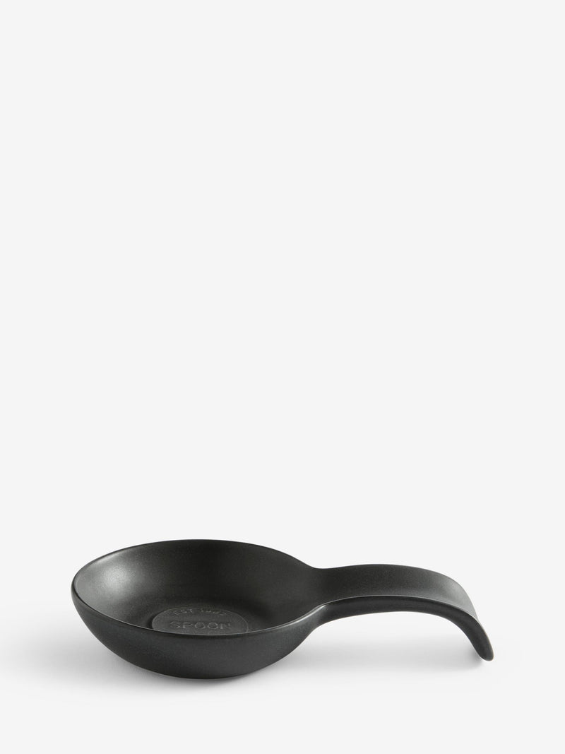 Black country badge ceramic spoon rest - British product