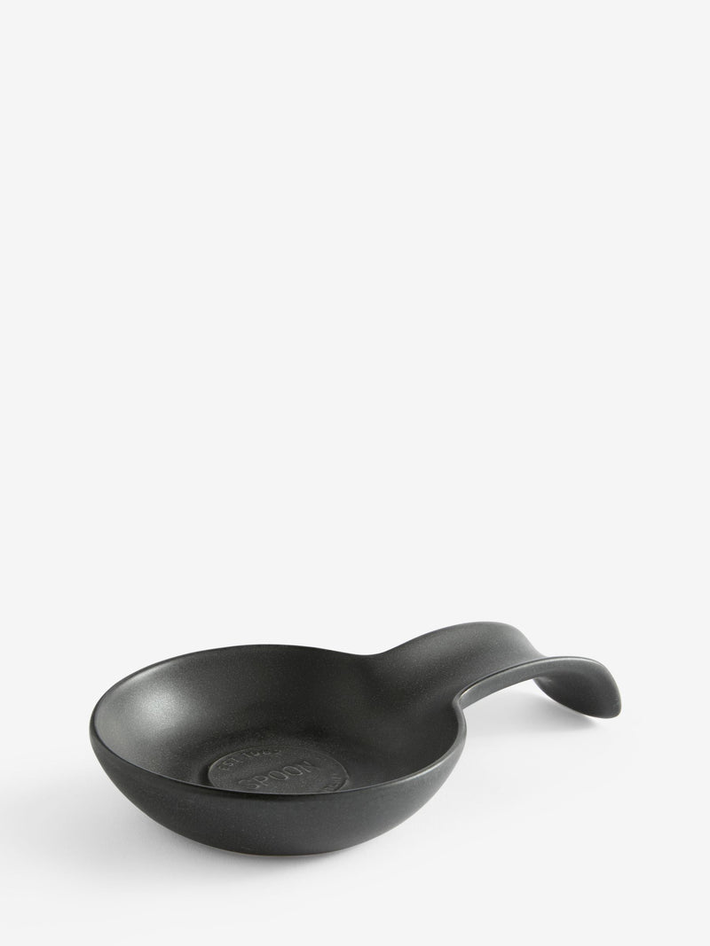Black country badge ceramic spoon rest - British product