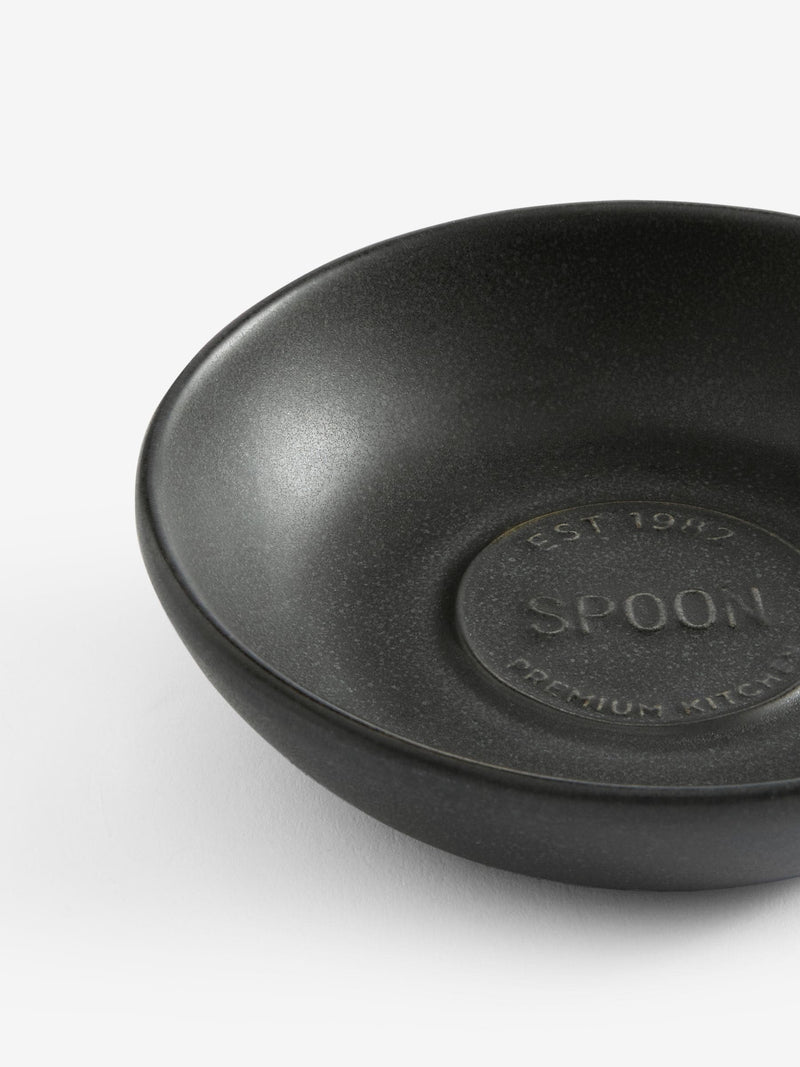 Black country badge ceramic spoon rest - British product