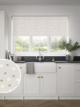 Next Next Grey Bee Print Made to Measure Roller Blind- Buy online at McGrocer