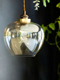 Rockett St George champagne glass ceiling light, imported from the UK