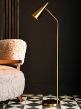 Next Rockett St George Contemporary Brass Floor Lamp- Buy online at McGrocer