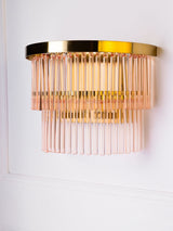 Next Rockett St George Pink Frosted Glass Layered Wall Light- Buy online at McGrocer