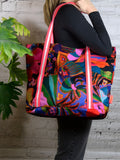 Arthouse Multi Psychedelic Dreams Large Tote Bag - British product