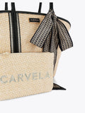 Carvela Sorrento black straw basket bag, UK version