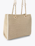 Carvela Sorrento Midi Raffia Bag beige - British product