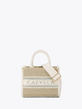 Next Carvela Cream Beach Glam Mini Tote Bag- Buy online at McGrocer