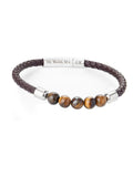 Treat Republic woven tiger's eye bracelet 21cm (British brand)