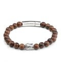 Treat Republic personalised wooden Buddha bracelet 22.5cm length (British brand)