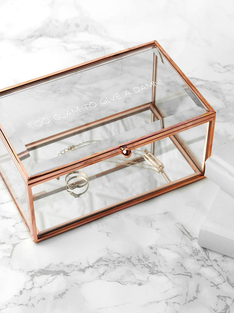 Treat Republic personalised glass jewellery box, UK version