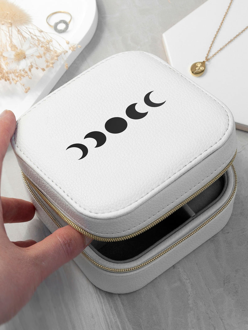 Treat Republic lunar phase travel jewellery case (British brand)