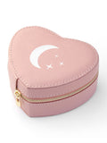 Treat Republic customisable heart jewellery case with velvet lining (British brand)