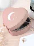 Treat Republic customisable heart jewellery case with velvet lining (British brand)