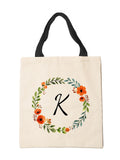 Treat Republic personalised autumn wreath tote bag, imported from the UK