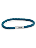 Treat Republic personalised infinity capsule leather bracelet 21.5cm (British brand)