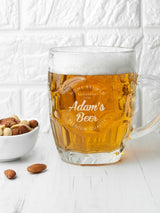 Next Treat Republic Personalised Home Brewed Dimpled Beer Glass- Buy online at McGrocer