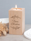 Treat Republic personalised wreath tealight holder, imported from the UK