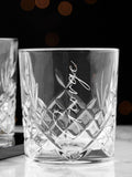 Treat Republic personalised crystal whisky tumbler, UK version