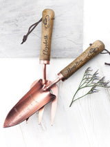 Next Treat Republic Personalised Luxe Copper Trowel and Fork Set- Buy online at McGrocer