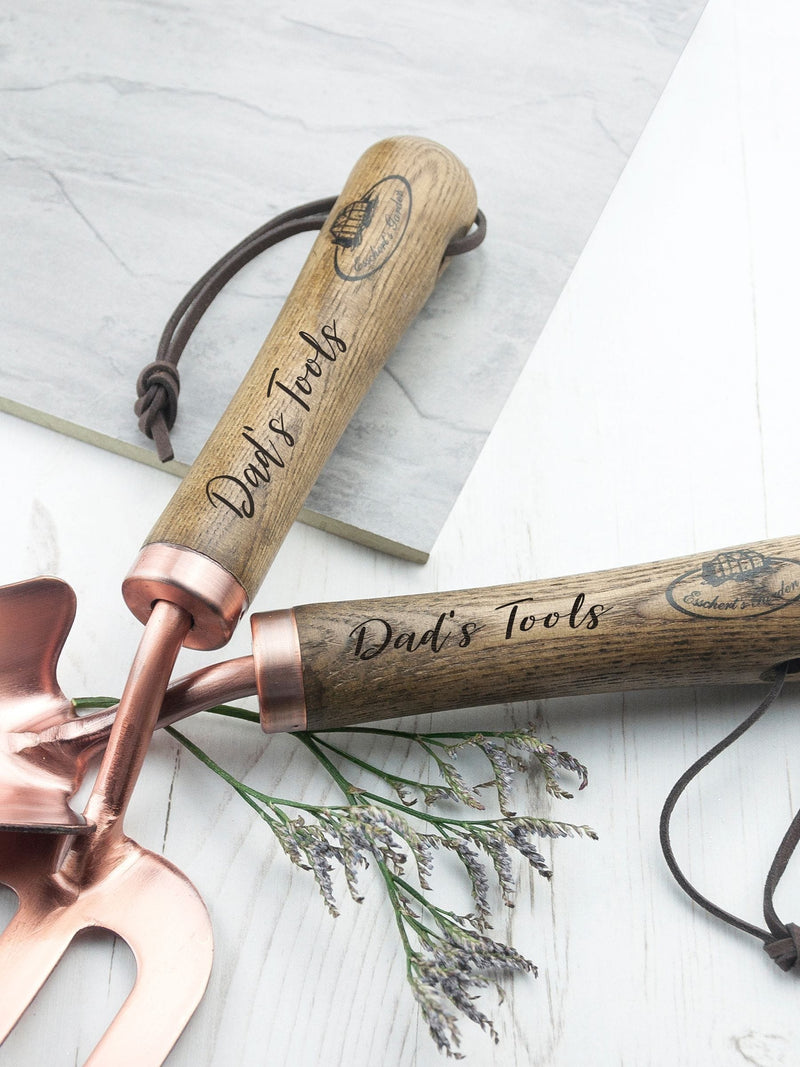 Treat Republic luxe copper trowel and fork set, imported from the UK