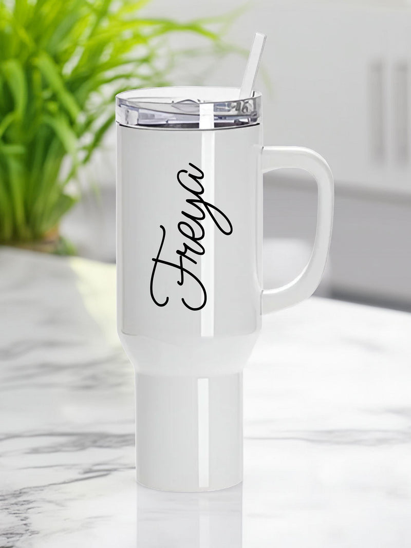 Treat Republic personalised 40oz travel mug tumbler (British brand)