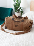 Treat Republic personalised luxury waxed canvas holdall 19L, UK version