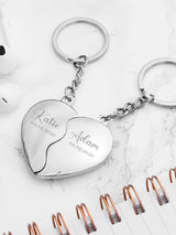 Next Treat Republic Personalised Joining Hearts Magnetic Keyring Set- Buy online at McGrocer