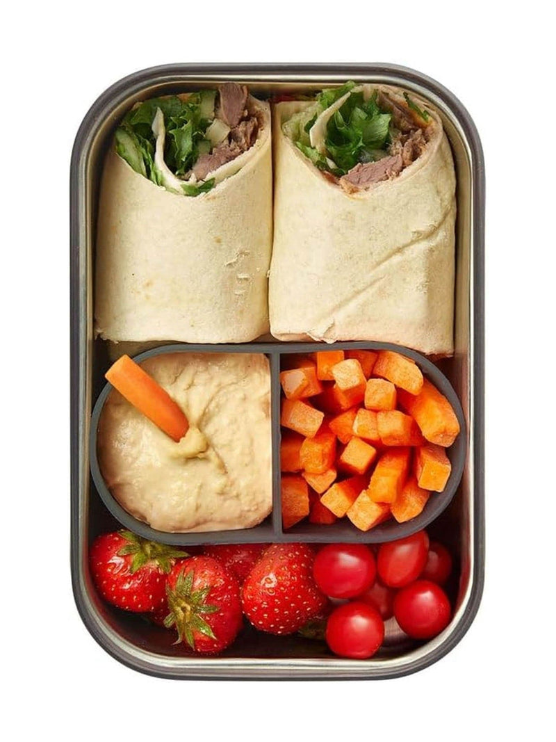 Black & Blum orange stainless steel sandwich box 1.25L - British product