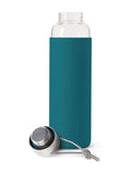 Black & Blum Ocean glass water bottle 600ml - British product