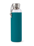 Black & Blum Ocean glass water bottle 600ml - British product