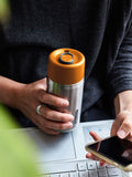 Black & Blum Orange insulated travel cup 340ml - British product