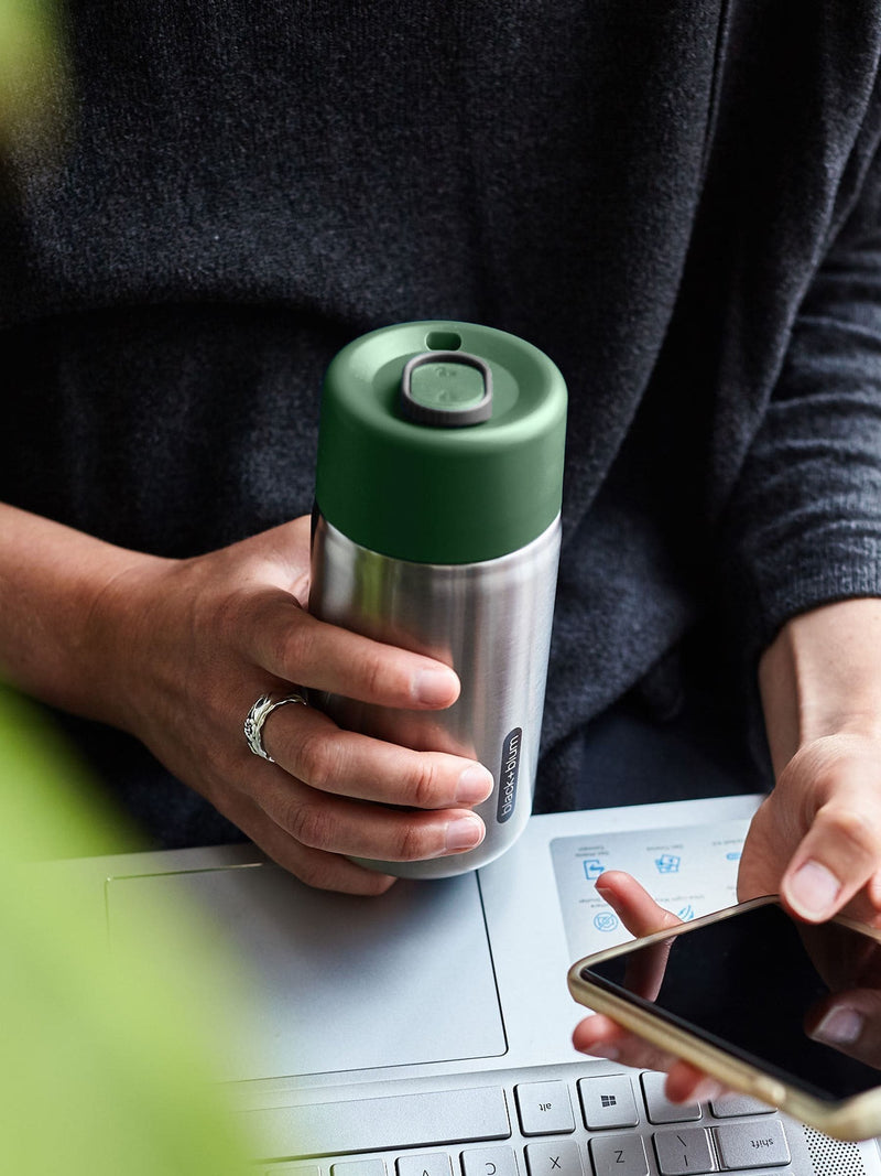 Black & Blum olive insulated travel cup 340ml (British brand)