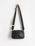 Oliver Bonas black Laura slim cross-body bag, imported from the UK