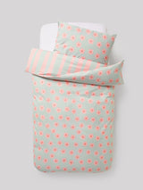 Sage Green Floral Duvet Cover and Pillowcase Bedding Set