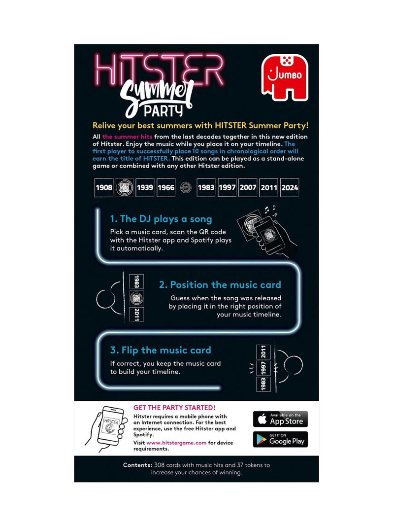 Galt Toys Hitster Summer Party music card game (British brand)