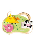 Galt Toys Goula 3 Farm Animals Puzzle, wooden baby toy, imported from the UK