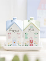 Next Something Different White Pastel House Salt and Pepper Shakers- Buy online at McGrocer