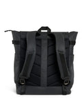 Mamas & Papas black utilitarian changing backpack in leatherette, imported from the UK