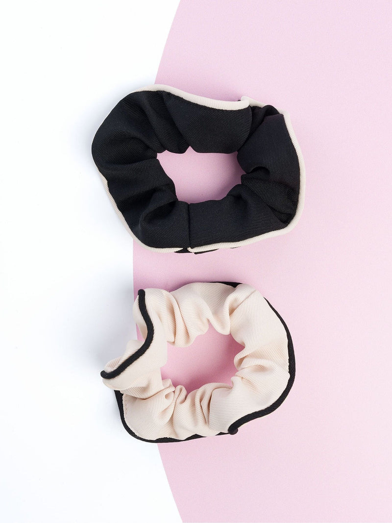 Brushworks contrast hair scrunchies 2 pack (British brand)