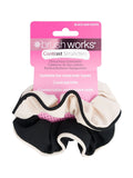 Brushworks contrast hair scrunchies 2 pack (British brand)