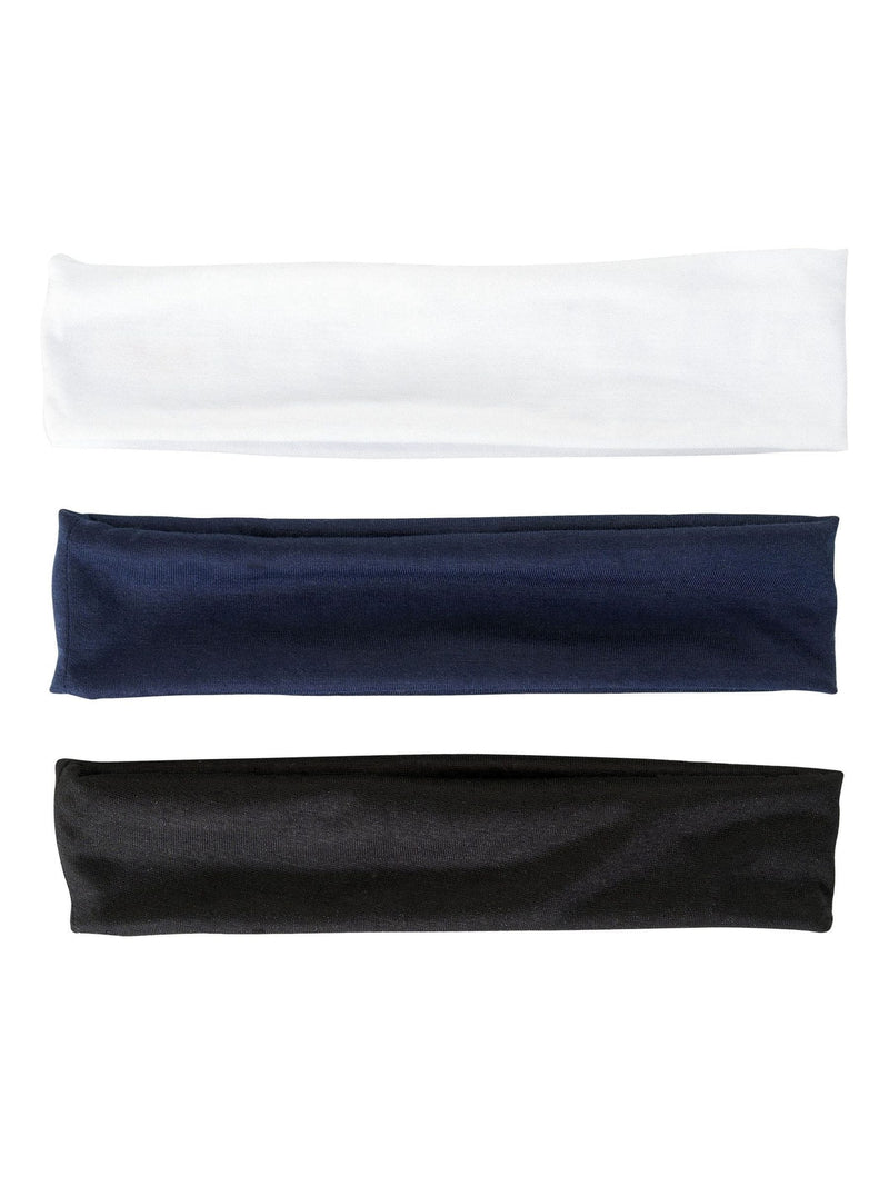 Brushworks jersey headbands 3 pack, imported from the UK