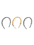 Brush Works Zig Zag hair headbands 3 pack, UK version
